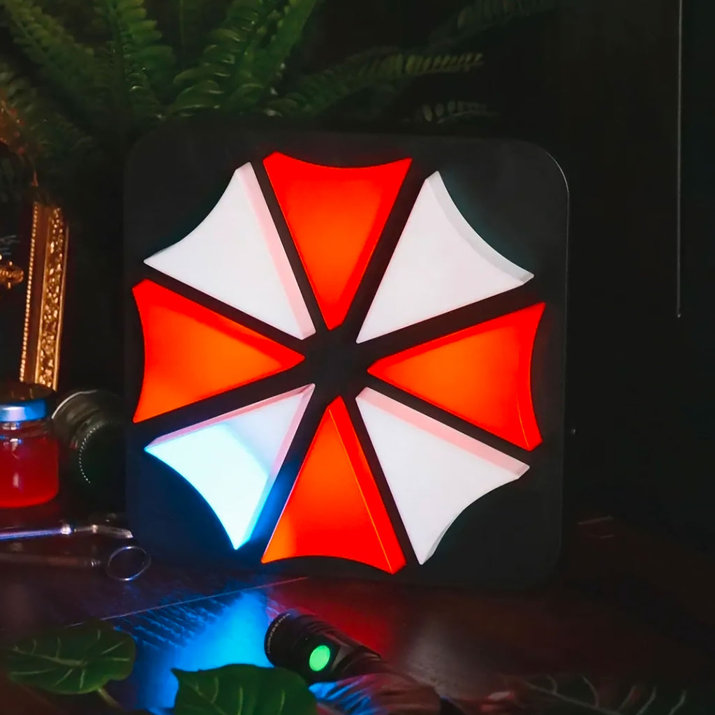 Image produit Resident Evil - Lampe Logo Sanglant de la Corporation Umbrella