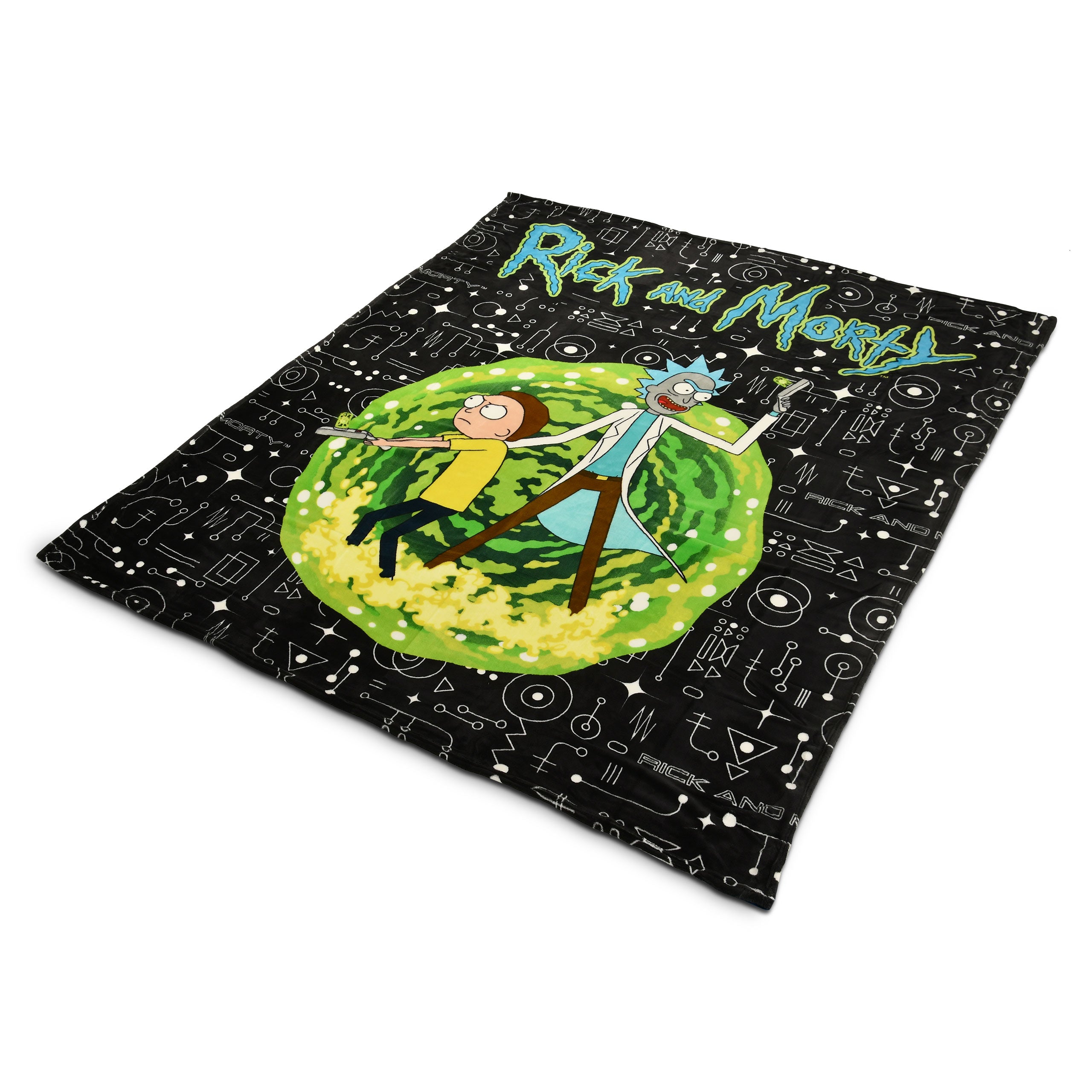 Image produit Rick and Morty - Plaid polaire Portal