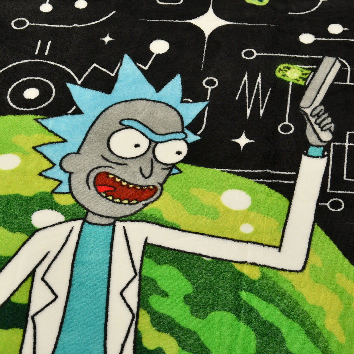 Image produit Rick and Morty - Plaid polaire Portal