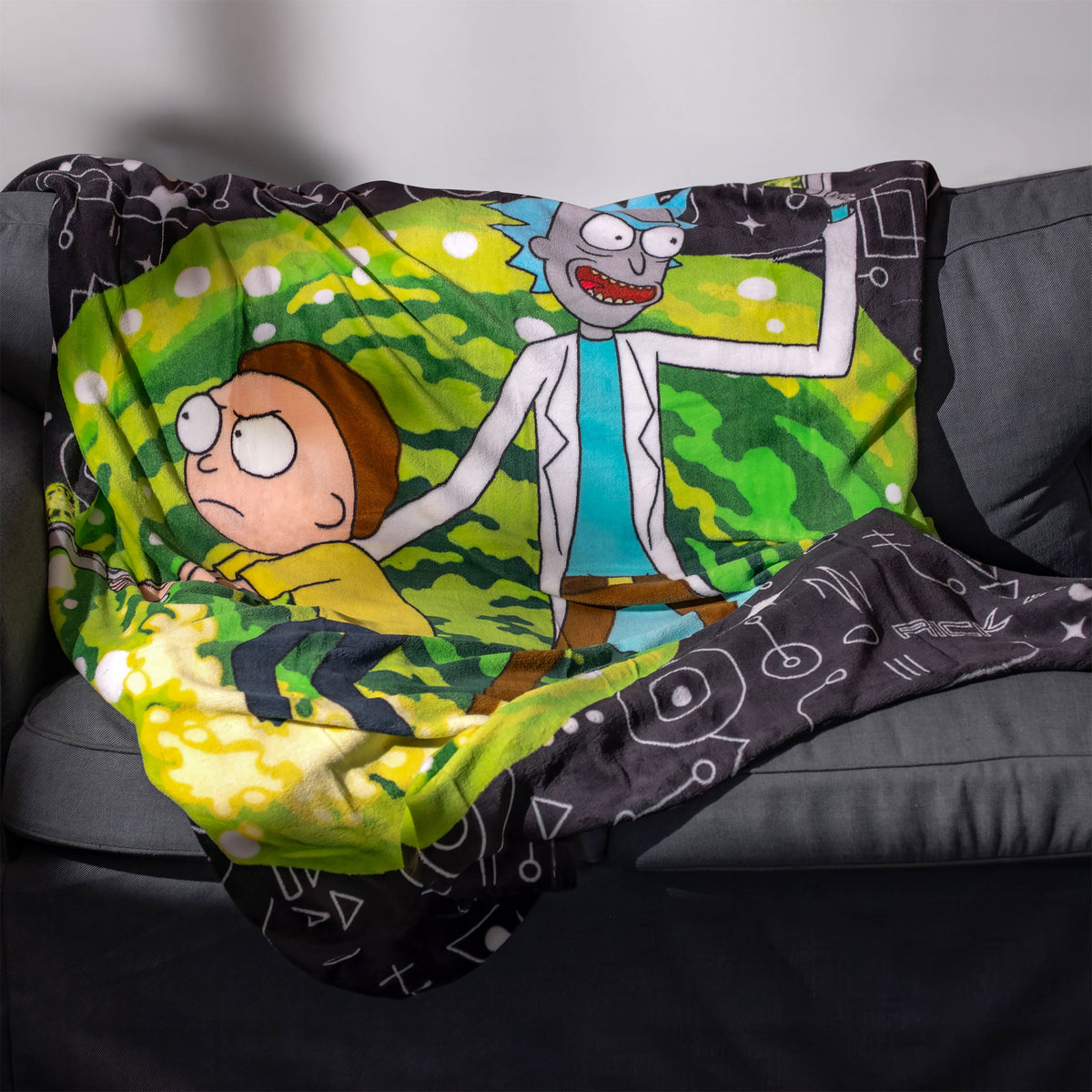 Image produit Rick and Morty - Plaid polaire Portal