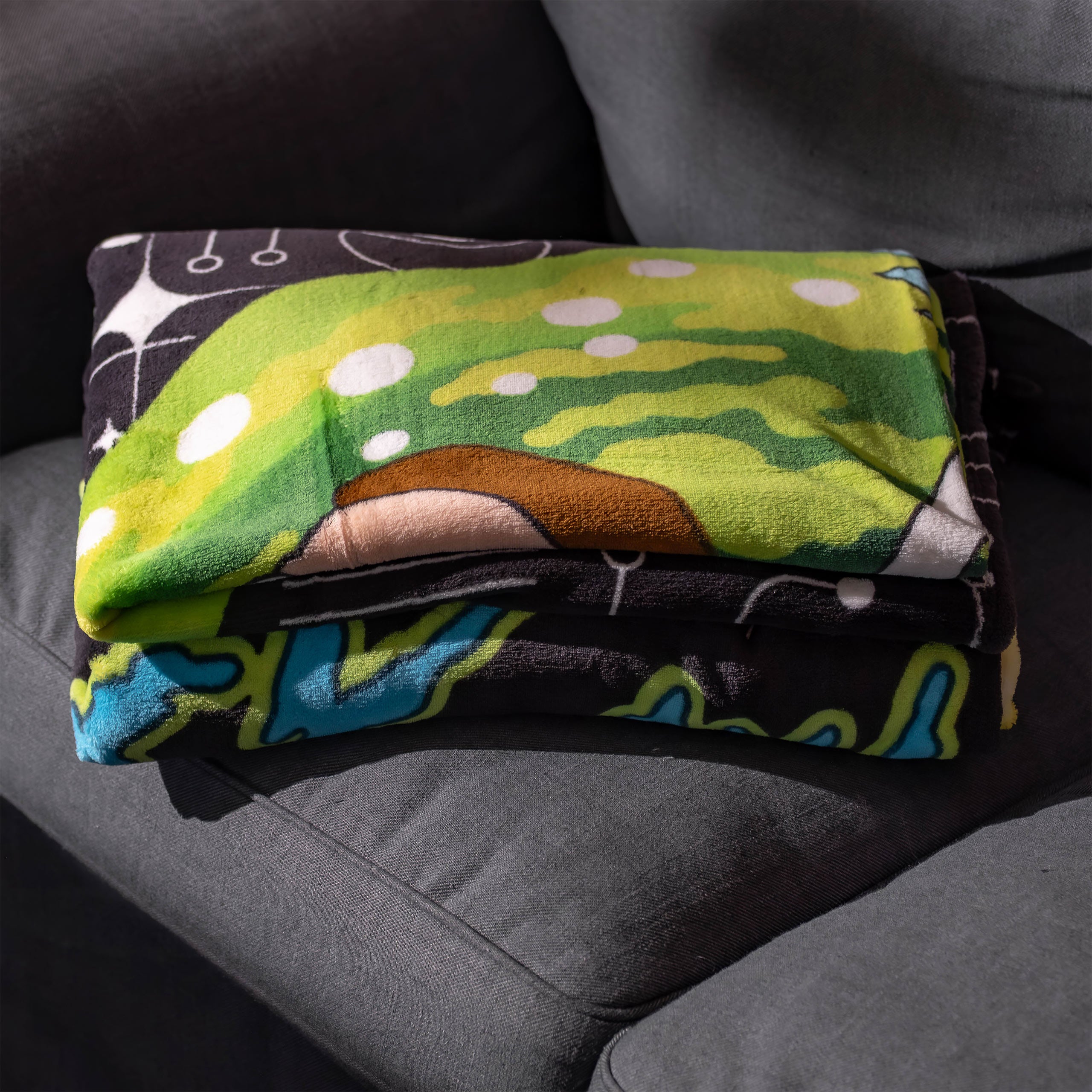 Image produit Rick and Morty - Plaid polaire Portal