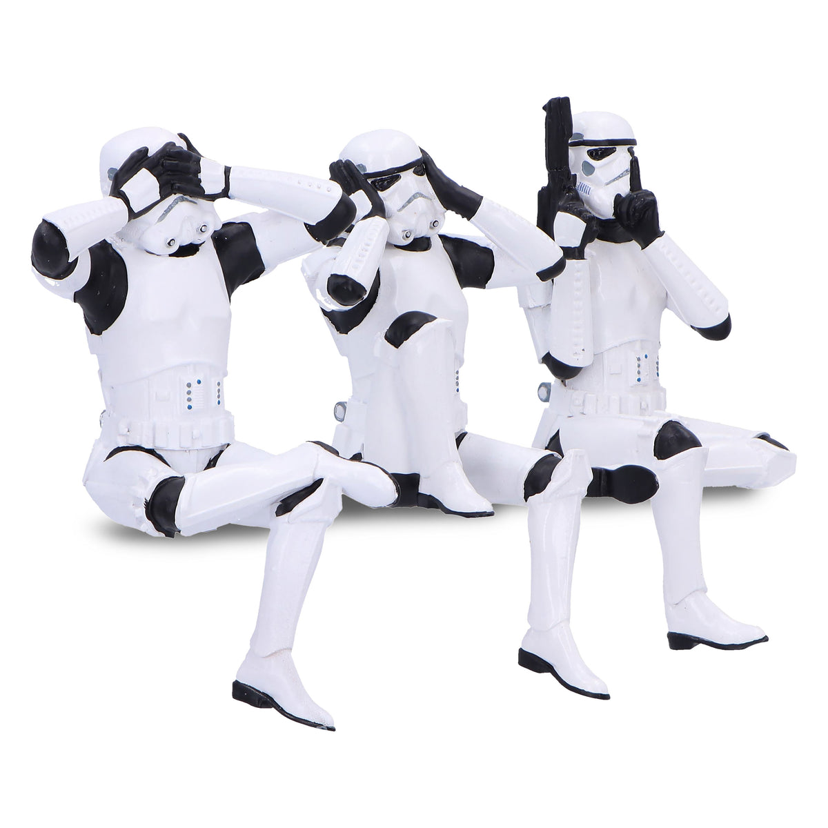 Product image Original Stormtrooper Don't See Hear Speak Figure Set Sitting