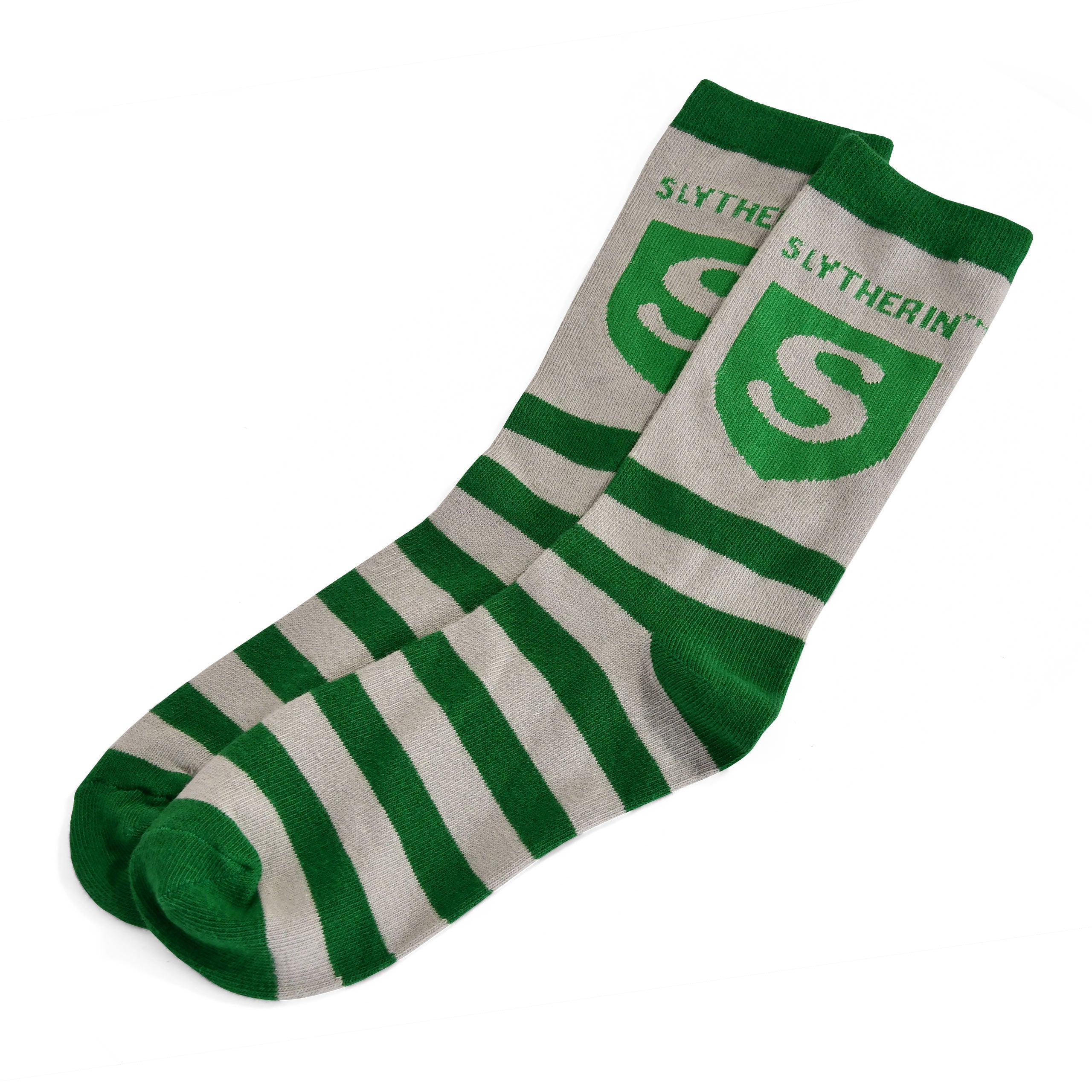 Image produit Harry Potter - Chaussettes Logo Slytherin vert-gris
