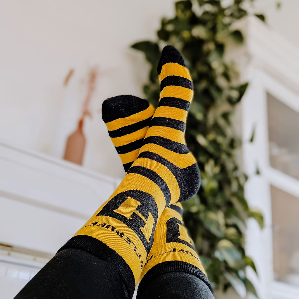 Image produit Harry Potter - Chaussettes Logo Hufflepuff jaune-noir