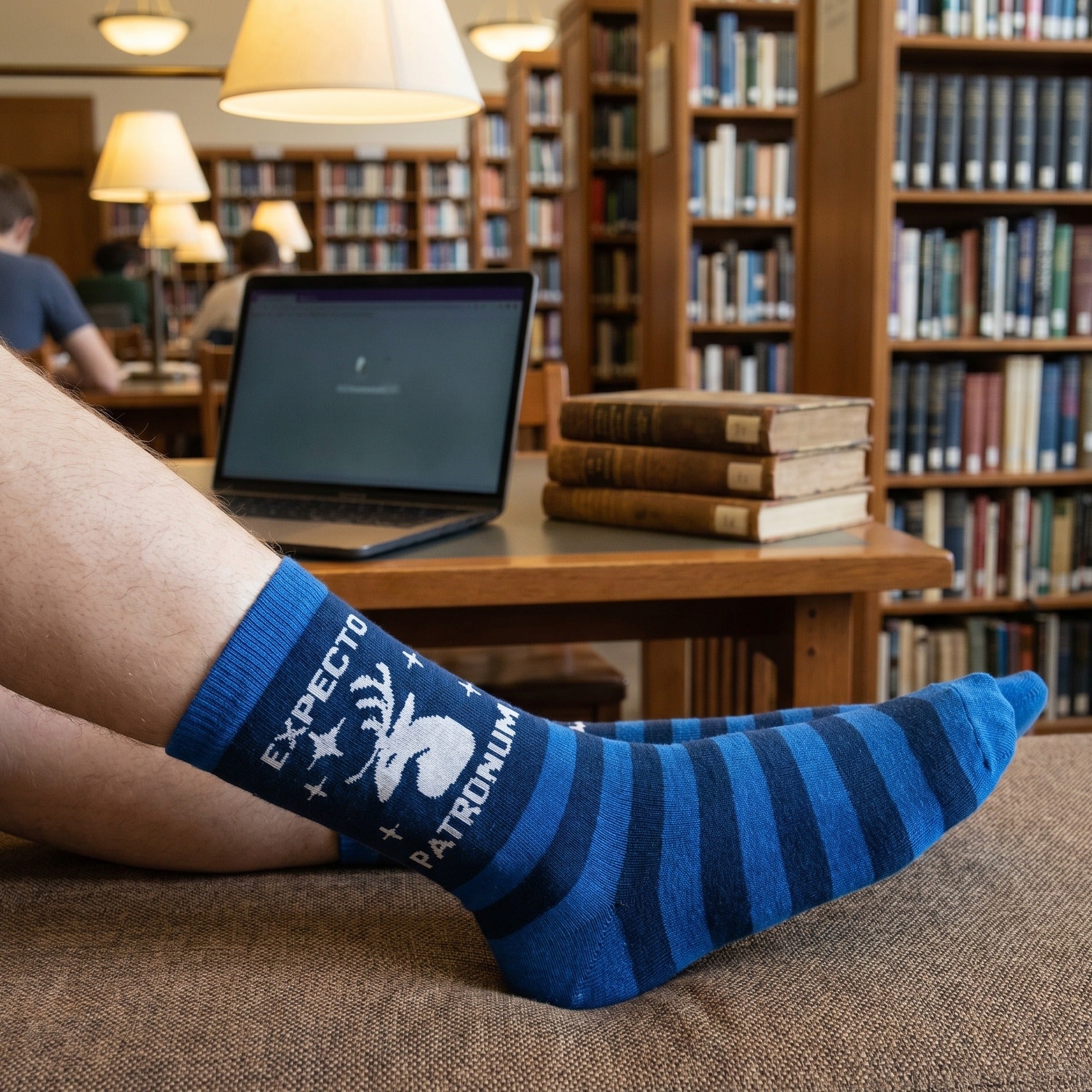 Image produit Harry Potter - Chaussettes Expecto Patronum Bleu