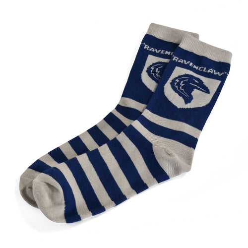 Image produit Harry Potter - Chaussettes blason Hufflepuff bleu-gris