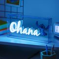 Image produit Lampe Néon Stitch Ohana - Lilo & Stitch