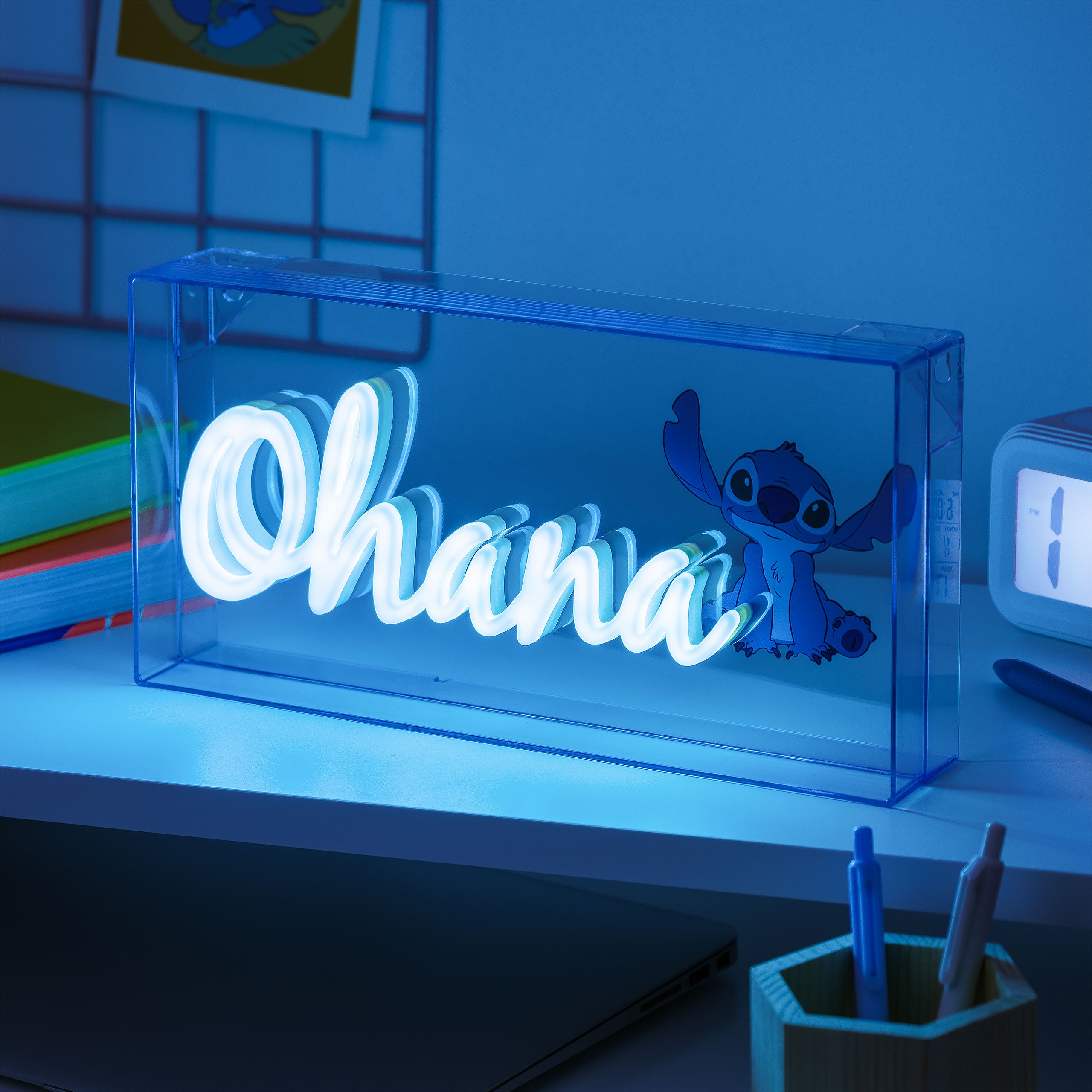 Image produit Lampe Néon Stitch Ohana - Lilo & Stitch