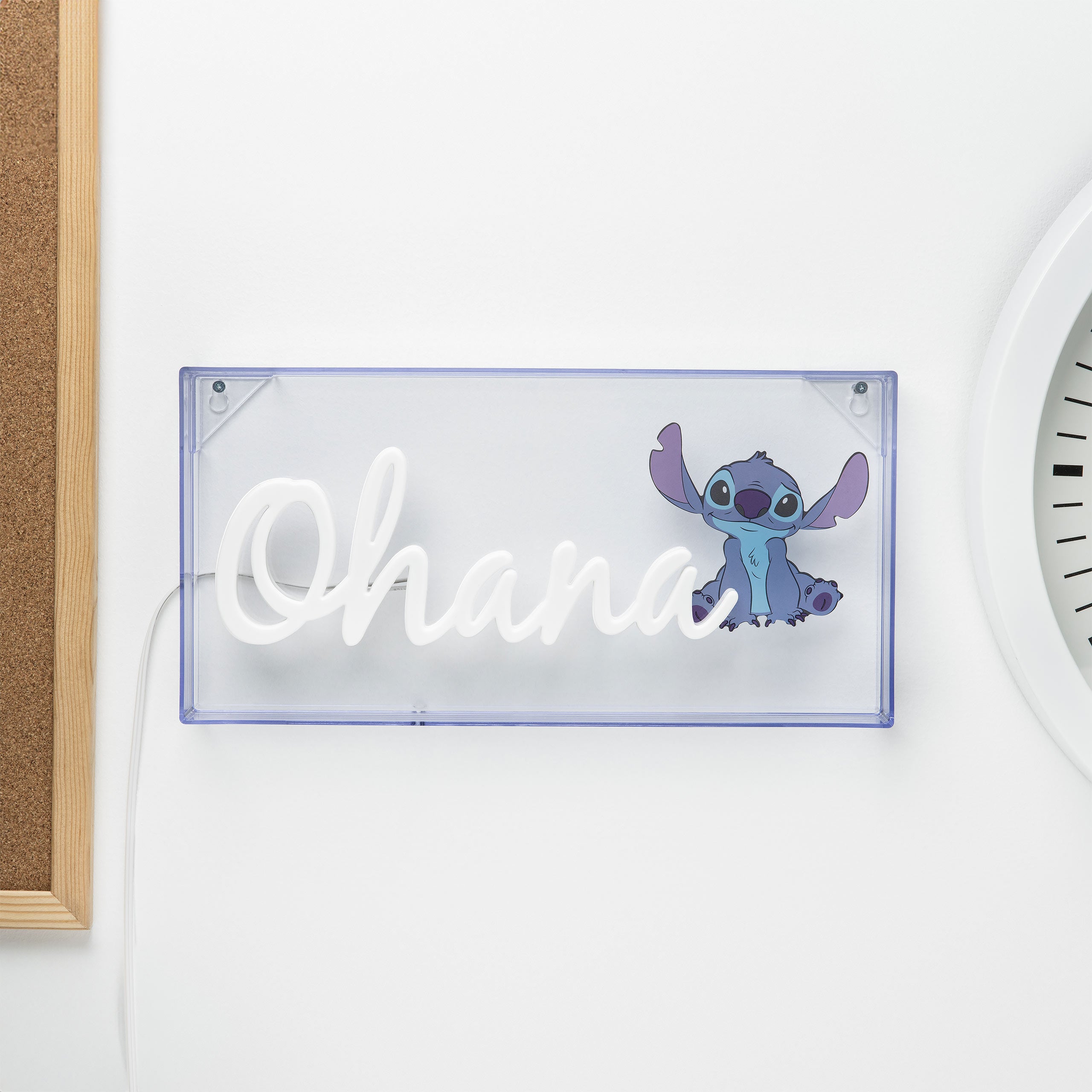 Image produit Lampe Néon Stitch Ohana - Lilo & Stitch