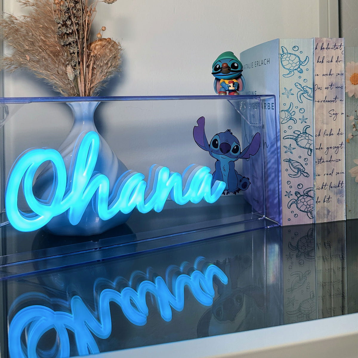 Image produit Lampe Néon Stitch Ohana - Lilo & Stitch