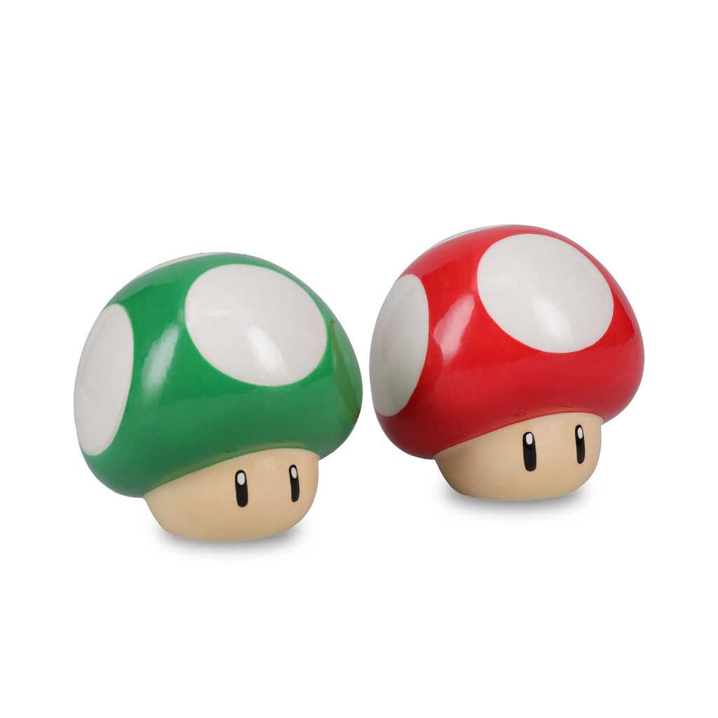 Image produit Super Mario - Super Champignon et 1 UP Champignon Salières et Poivrières