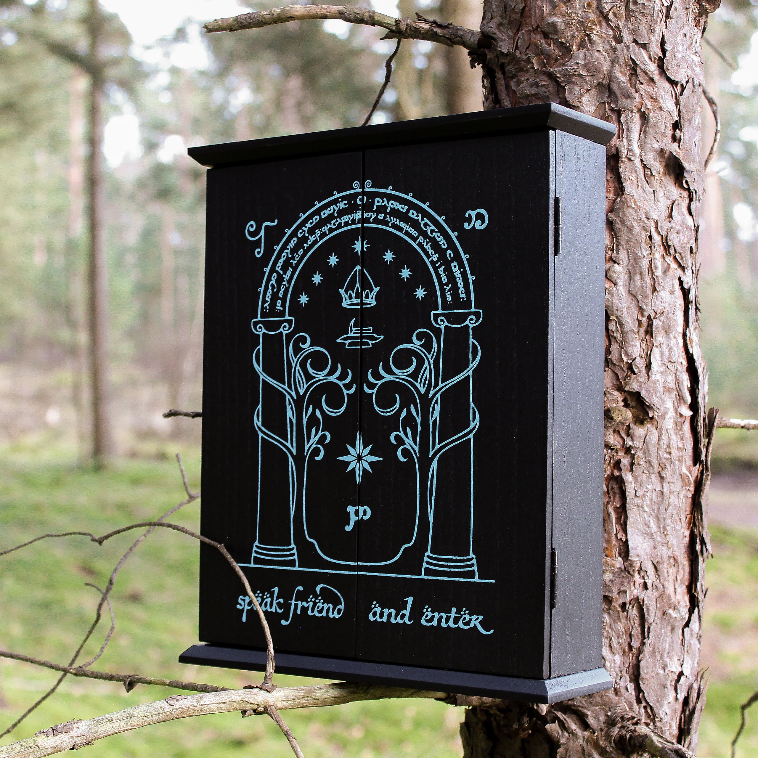 Image produit Le Seigneur des Anneaux - Boîte à clés Les Portes de Durin avec effet phosphorescent