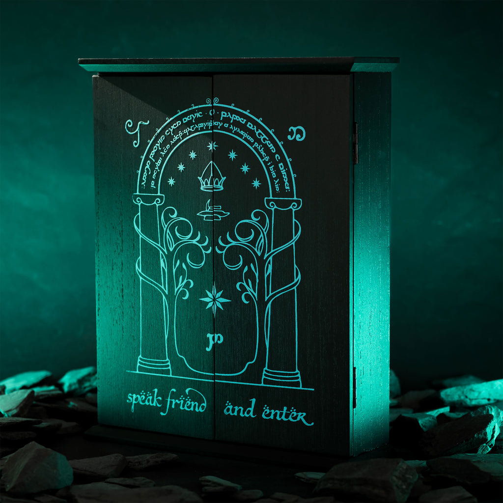 Image produit Le Seigneur des Anneaux - Boîte à clés Les Portes de Durin avec effet phosphorescent