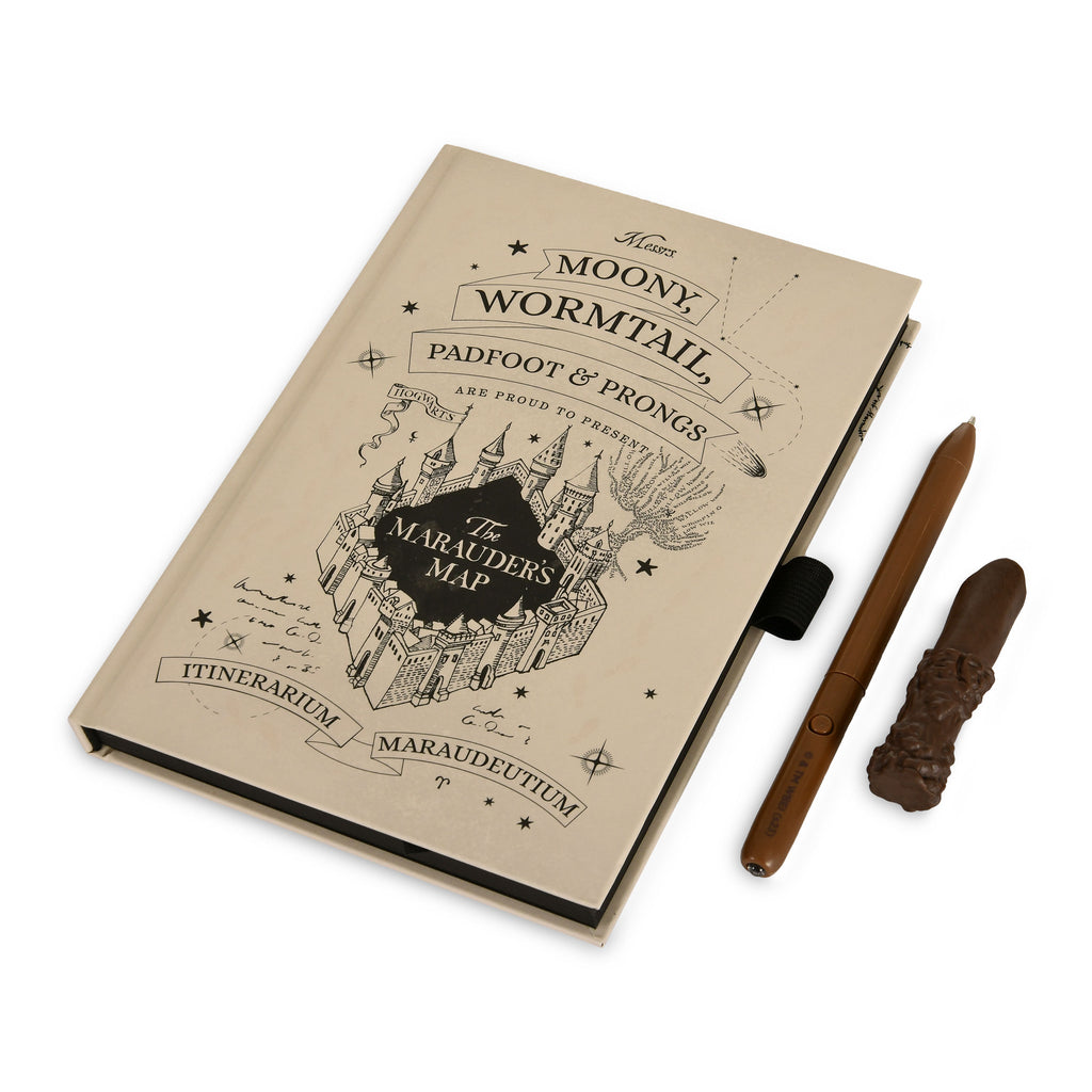 Image produit Harry Potter - Carnet de notes de la Carte du Maraudeur avec stylo baguette UV
