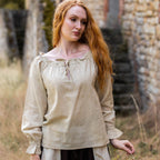 Image produit Blouse médiévale avec laçage