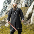 Image produit Tunique Viking Médiévale Noire