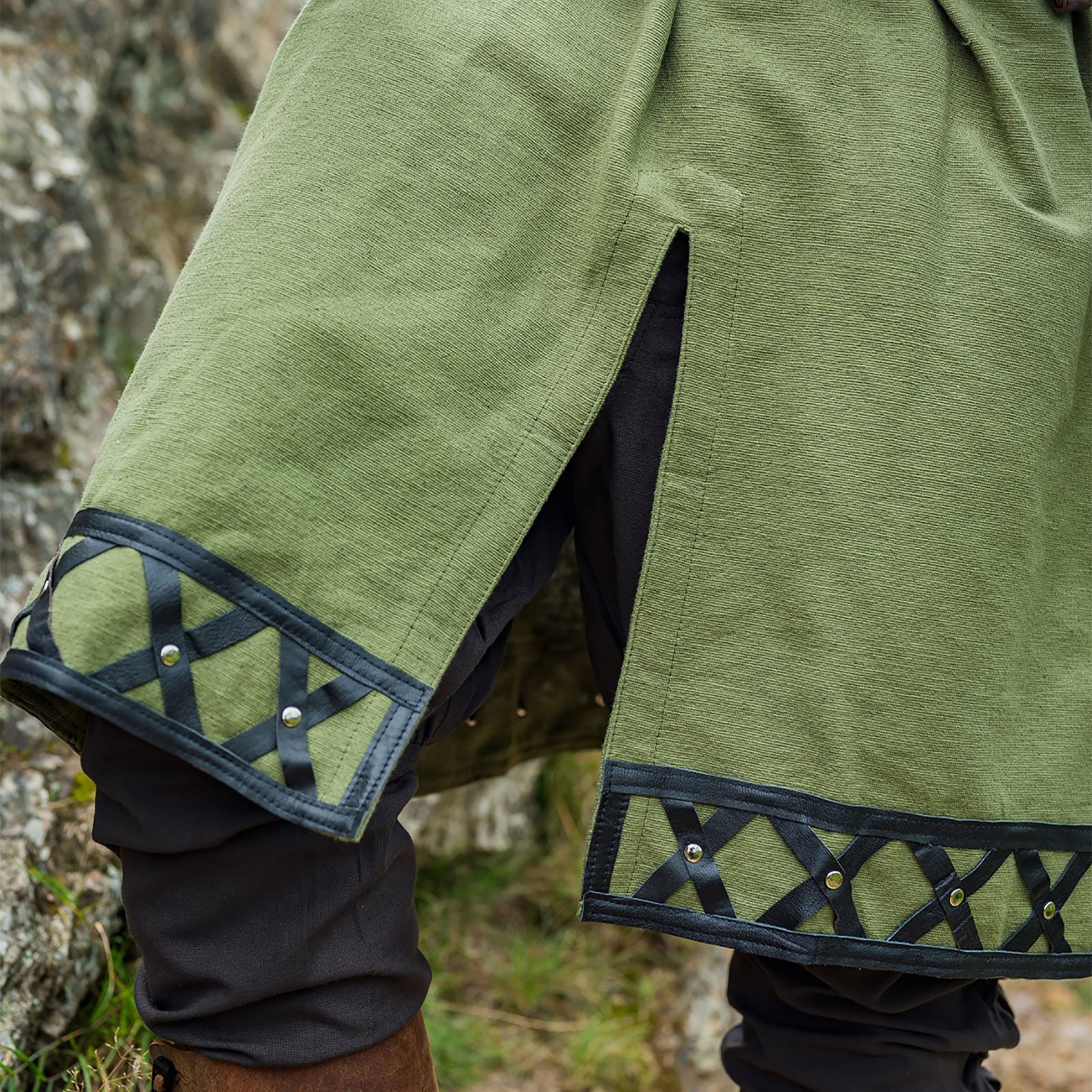 Image produit Tunique viking médiévale verte