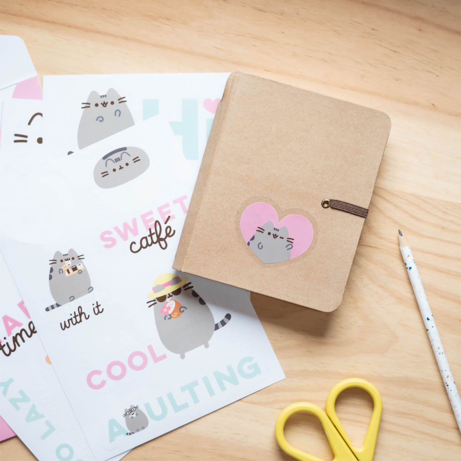 Image produit Pusheen - Autocollants d'aliments réutilisables