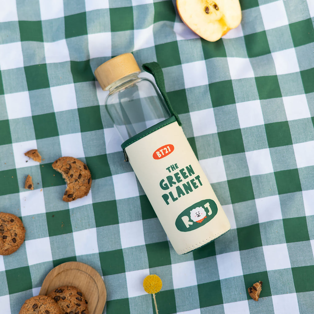 Image produit Line Friends - BT21 Green Planet RJ Bouteille d'eau