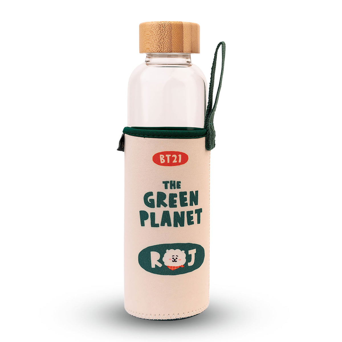 Image produit Line Friends - BT21 Green Planet RJ Bouteille d'eau
