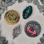 Image produit House of Dragon - Ensemble de 4 épingles à symboles