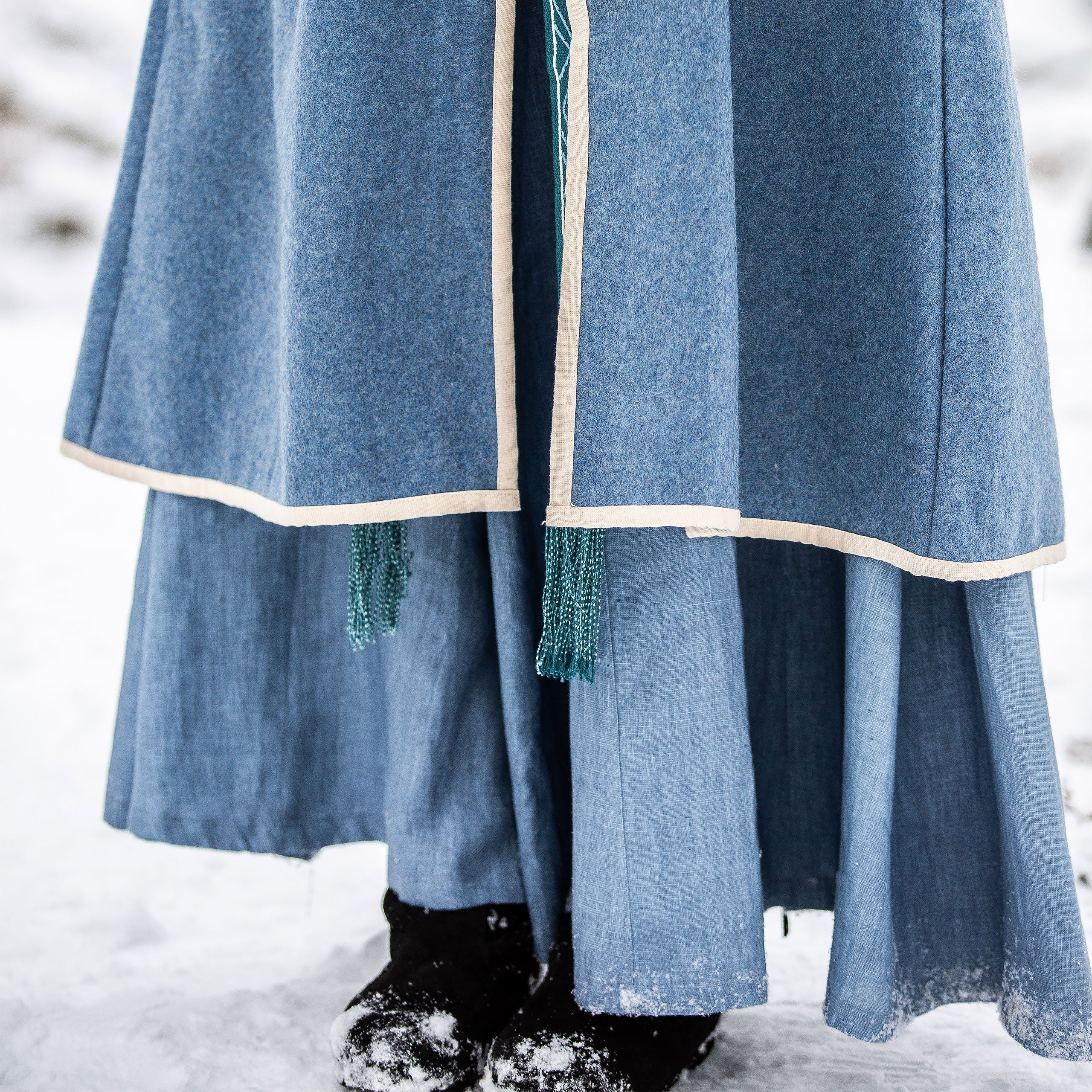 Image produit Manteau Birka médiéval bleu