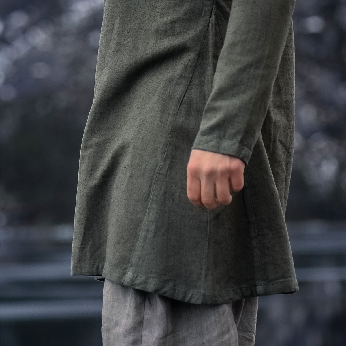 Image produit Tunique Médiévale en Lin Vert