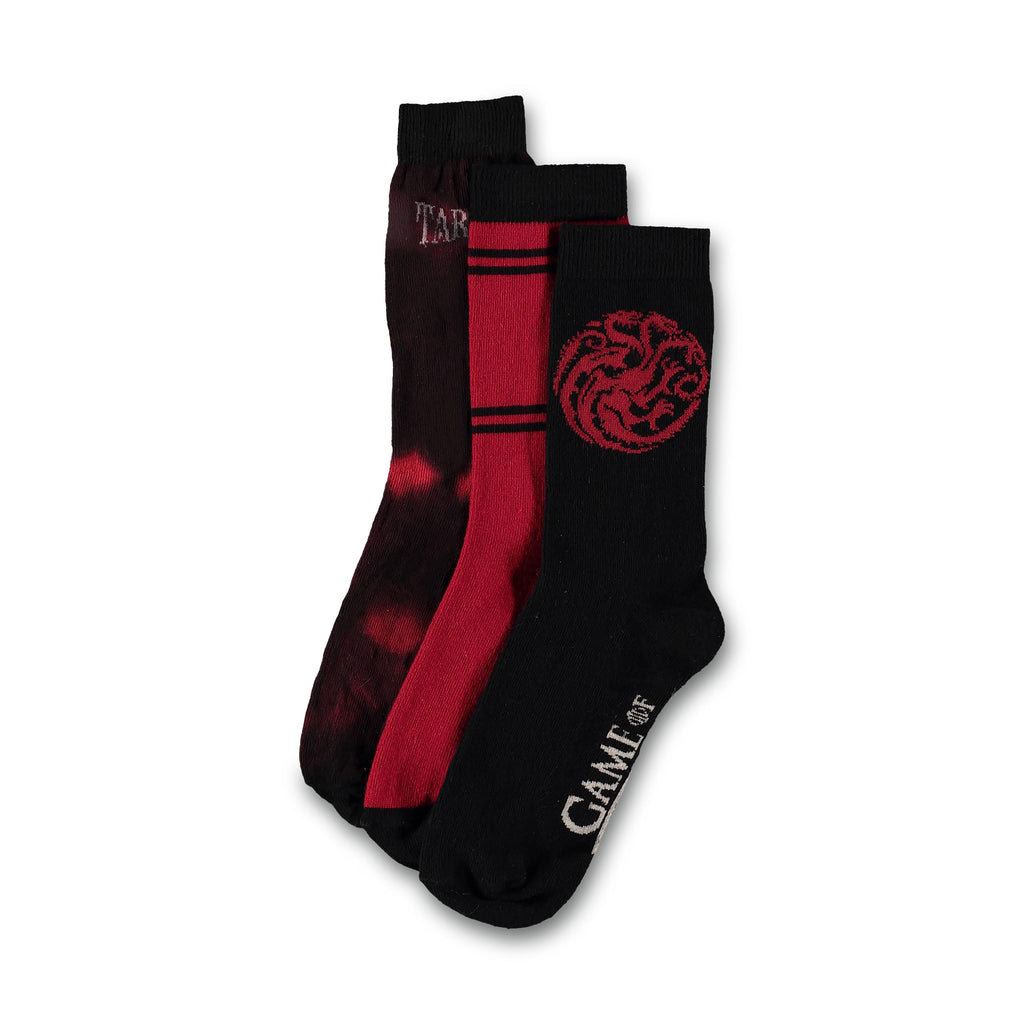 Image produit Maison du Dragon - Ensemble de 3 Chaussettes