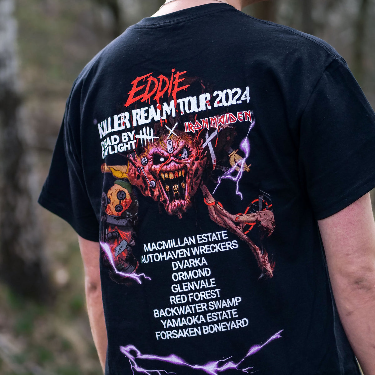 Image produit Dead by Daylight x Iron Maiden - Eddie Killer Realm Tour 2024 T-Shirt