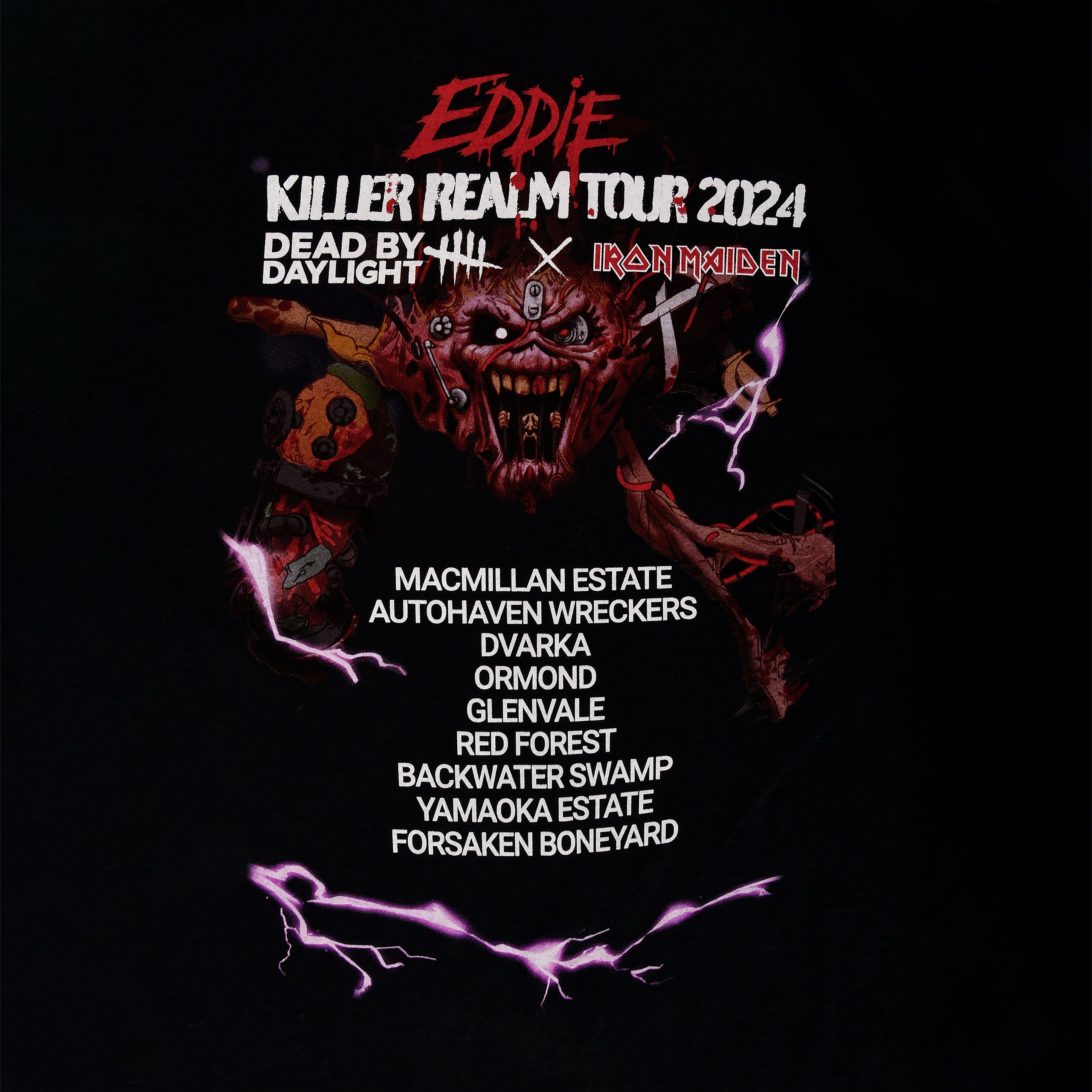 Image produit Dead by Daylight x Iron Maiden - Eddie Killer Realm Tour 2024 T-Shirt