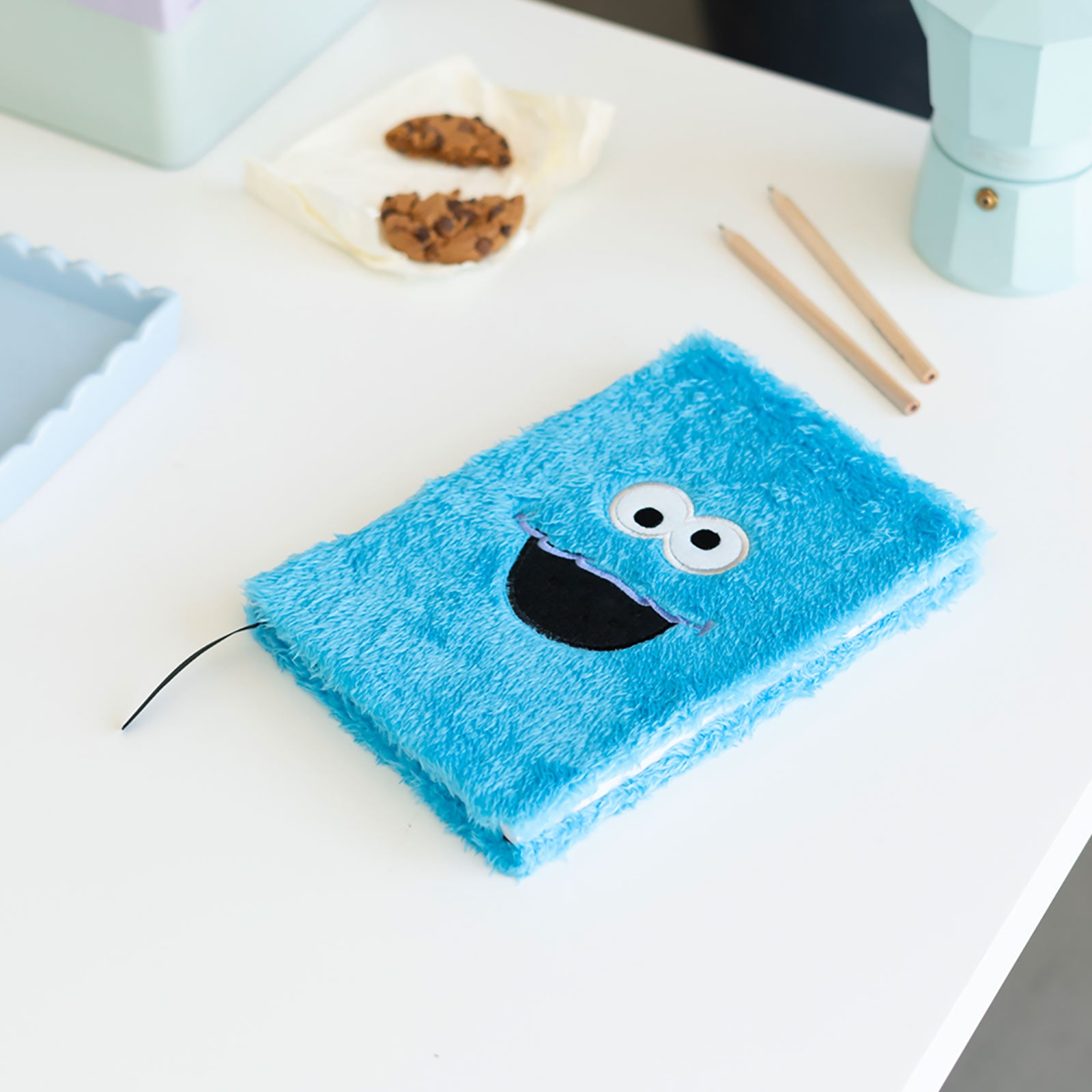 Image produit Sesame Street - Carnet en peluche Monstre de Biscuits