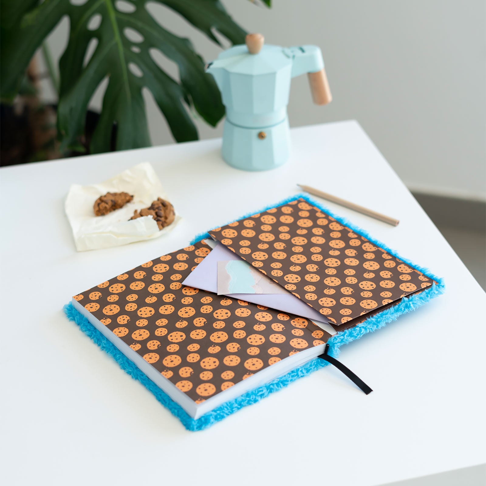 Image produit Sesame Street - Carnet en peluche Monstre de Biscuits