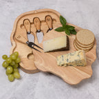 Image produit Planche à fromage Stormtrooper originale comprenant un ensemble de couteaux pour les fans de Star Wars