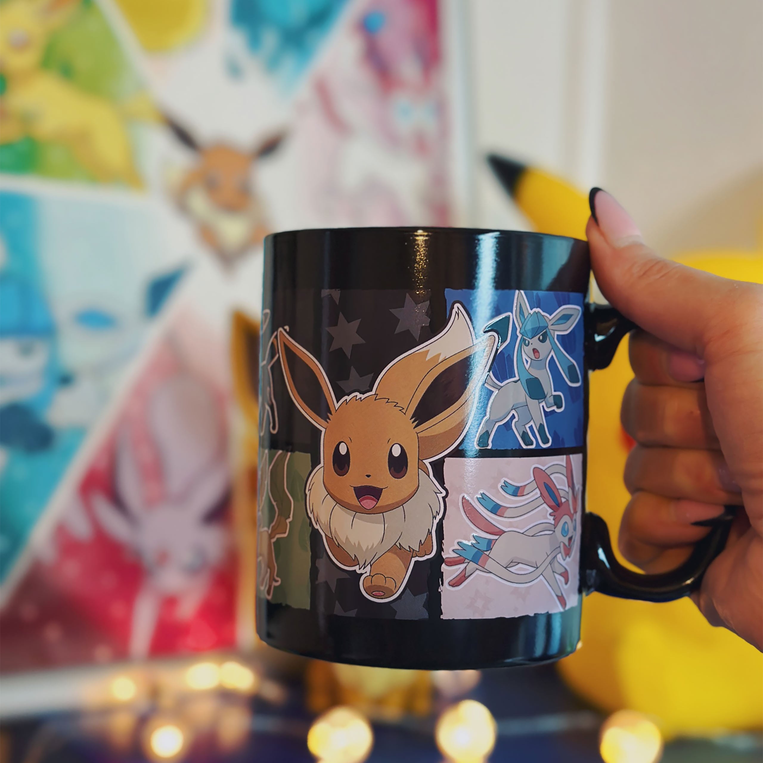 Image produit Pokemon - Mug à effet thermique des évolutions d'Evoli