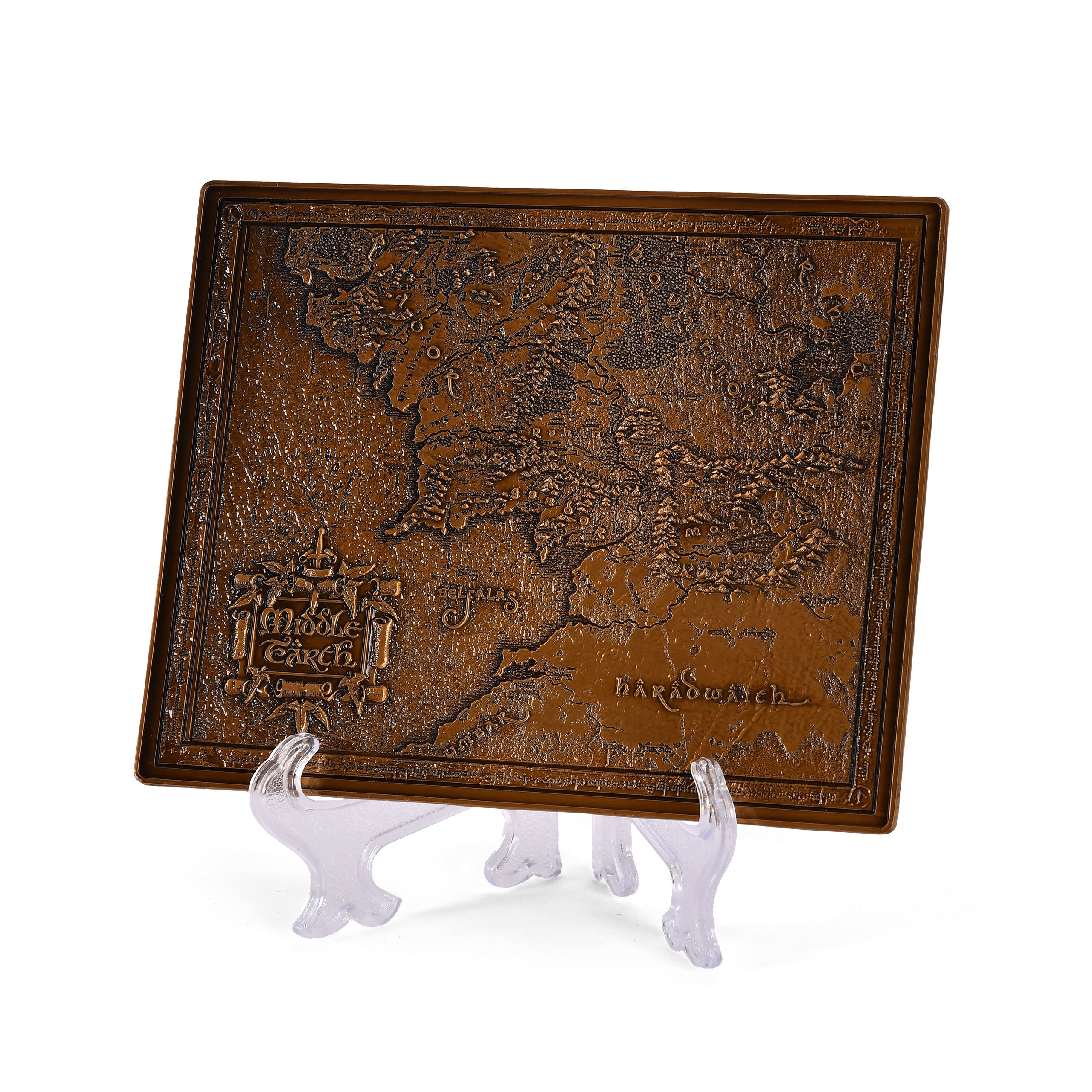 Image produit Le Seigneur des Anneaux - Réplique de la carte de la Terre du Milieu avec présentoir