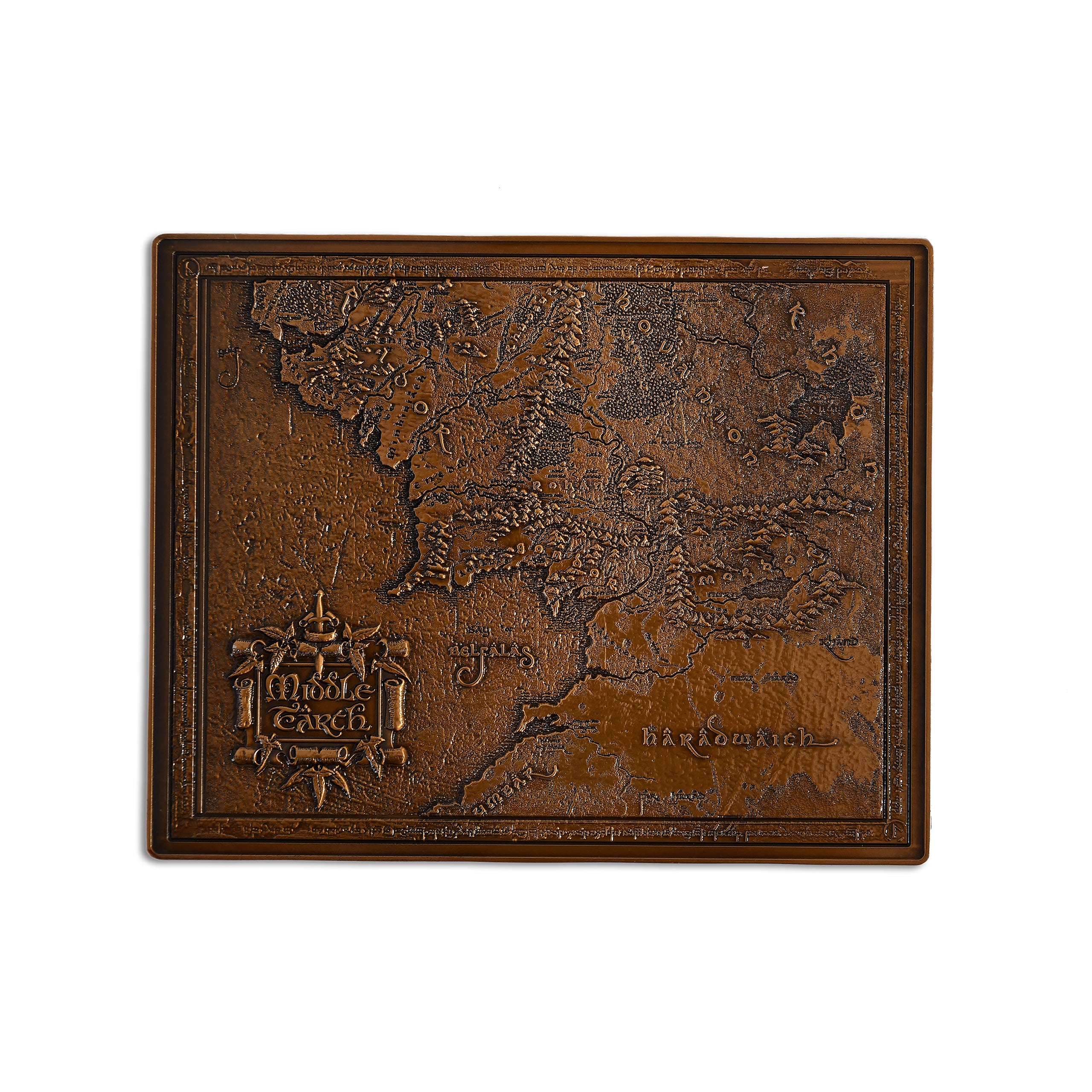 Image produit Le Seigneur des Anneaux - Réplique de la carte de la Terre du Milieu avec présentoir
