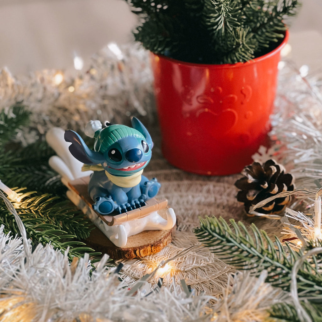 Image produit Stitch avec traîneau Décoration d'arbre de Noël - Lilo & Stitch