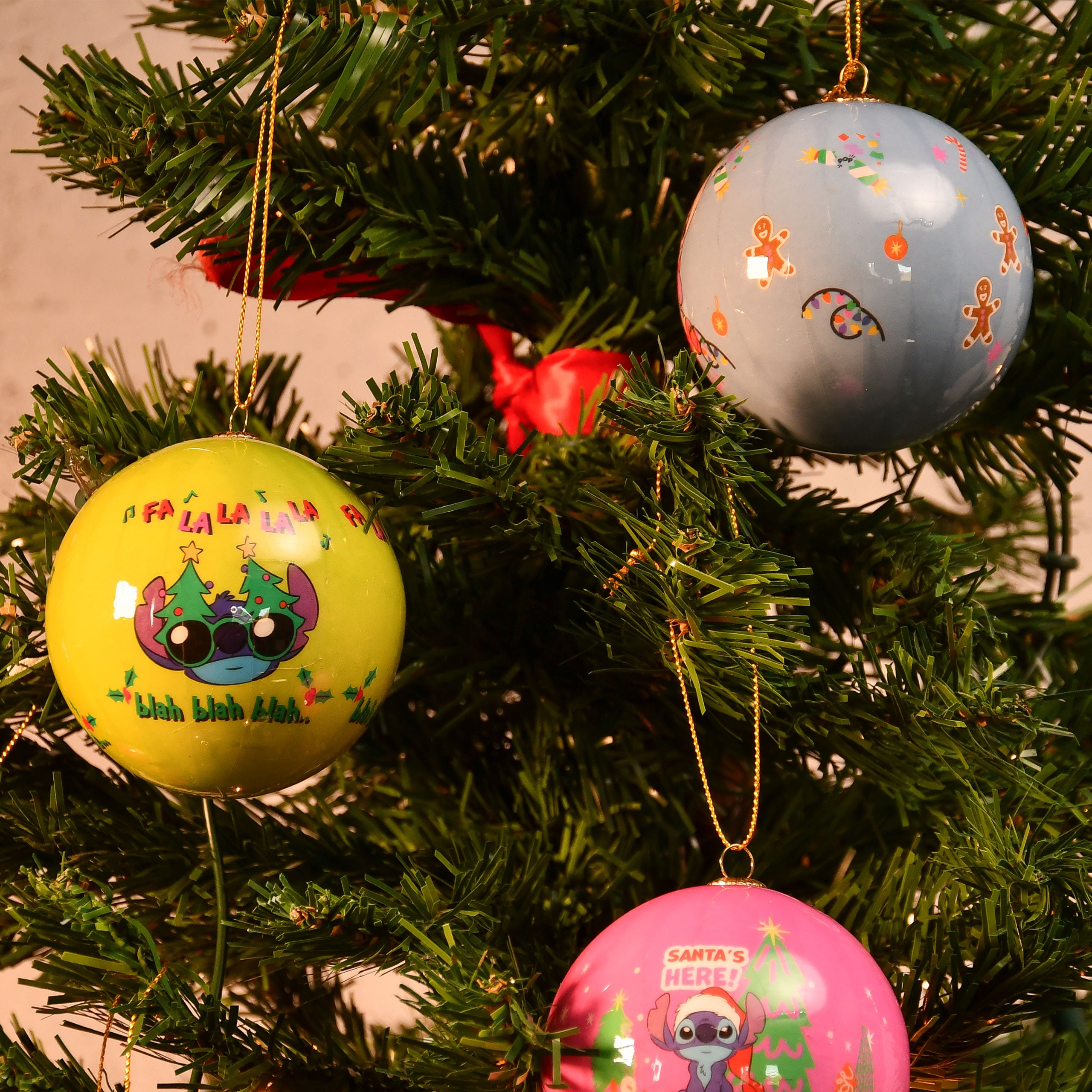Image produit Lilo & Stitch - Boules de Noël Angel et Stitch 9pcs