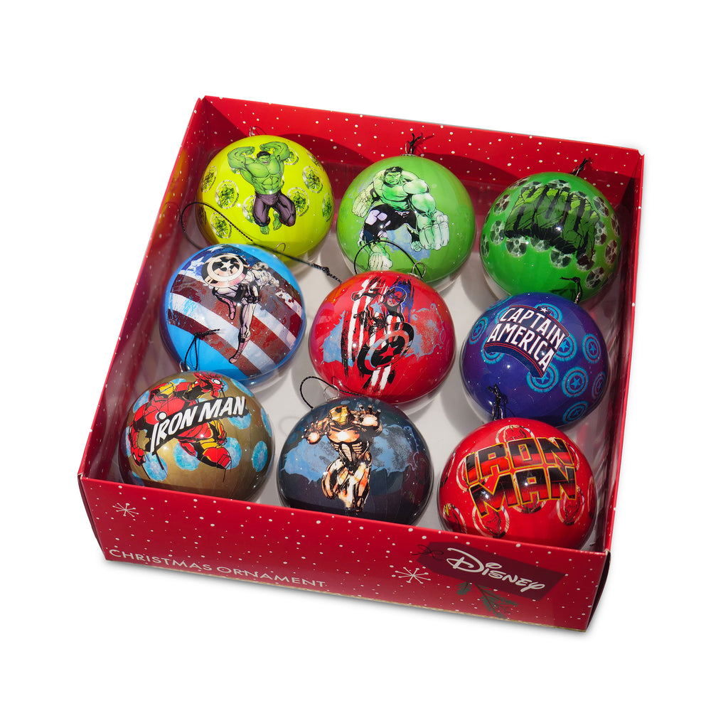 Image produit Avengers - Boules de Noël Héros 9pcs