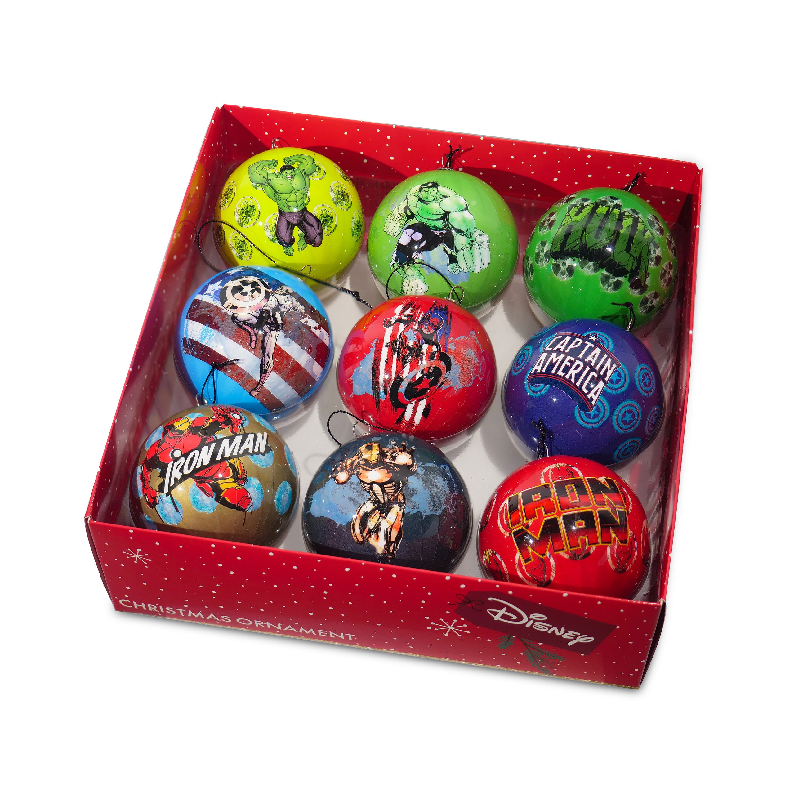 Image produit Avengers - Boules de Noël Héros 9pcs