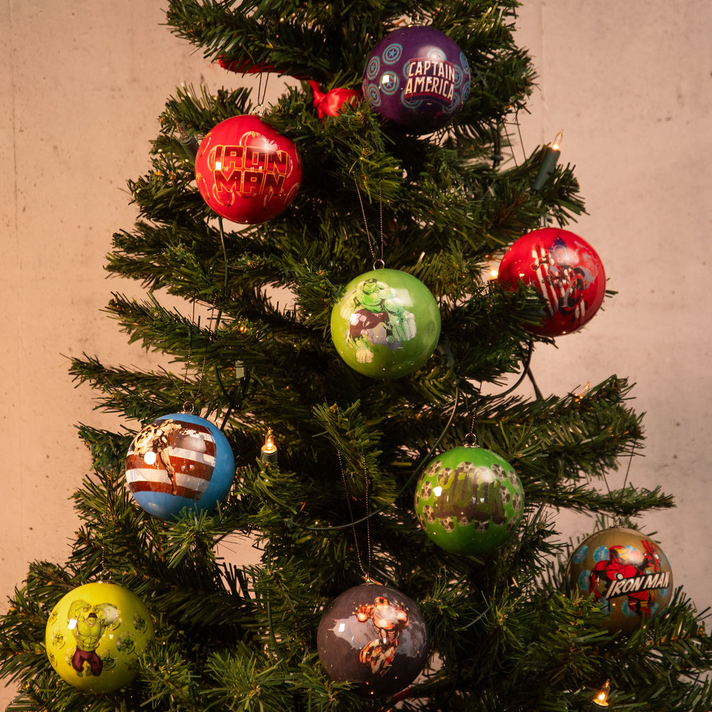 Image produit Avengers - Boules de Noël Héros 9pcs