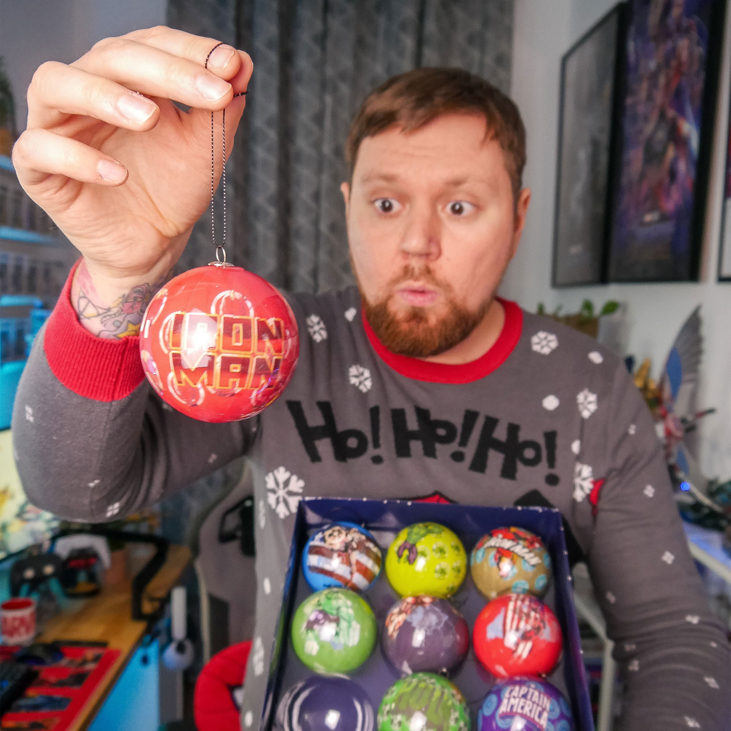 Image produit Avengers - Boules de Noël Héros 9pcs