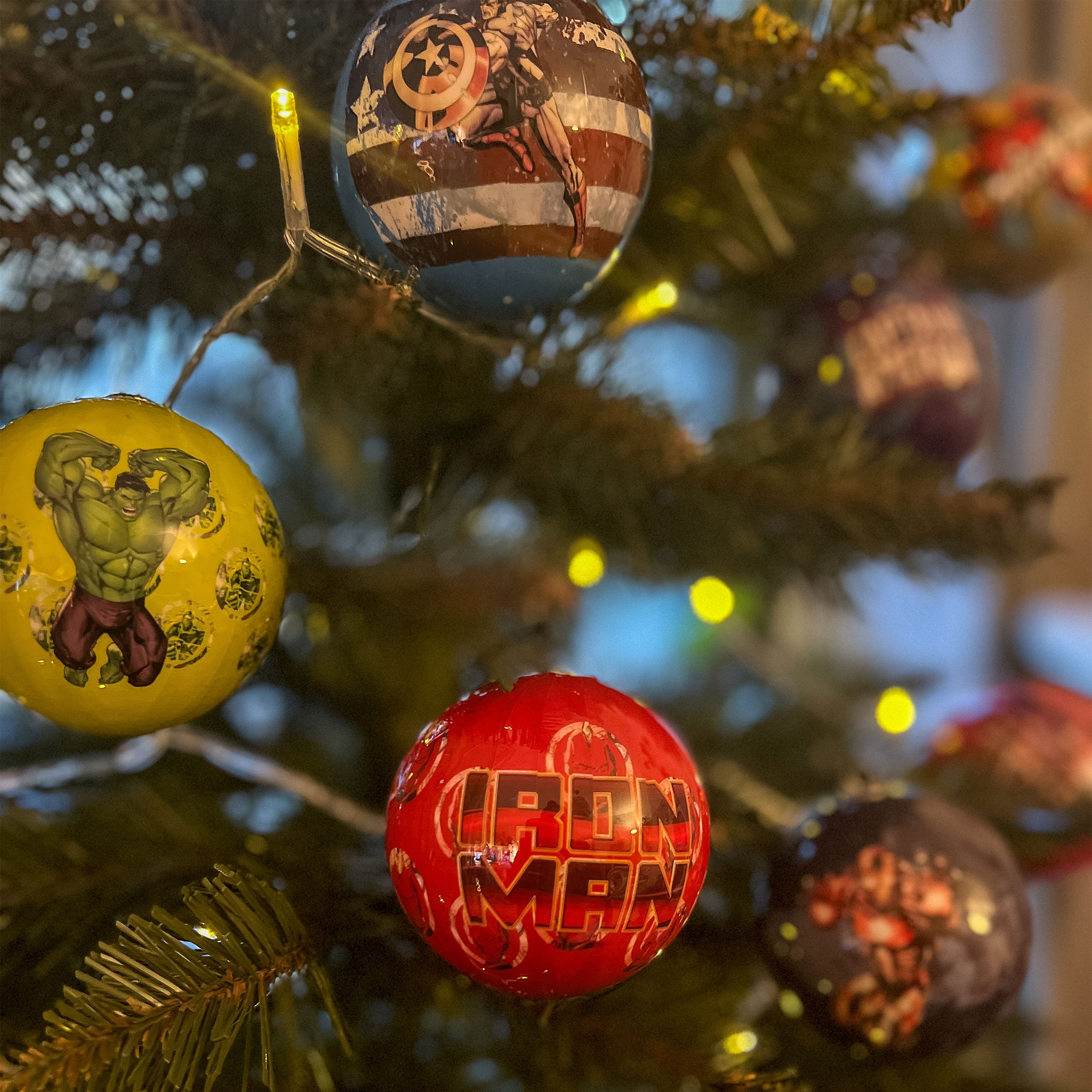 Image produit Avengers - Boules de Noël Héros 9pcs