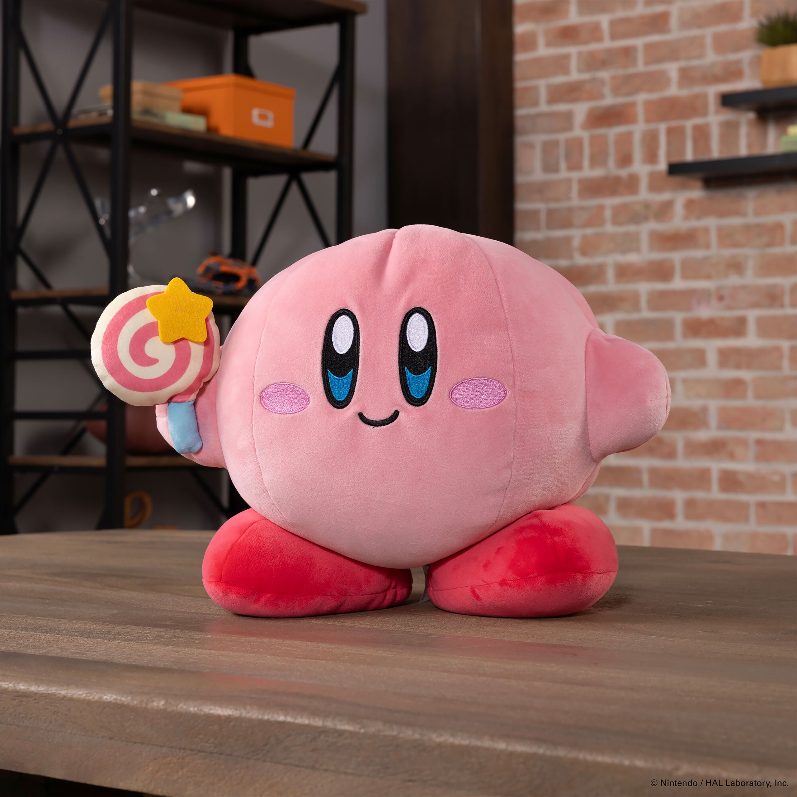 Image produit Kirby avec Baguette Magique - Figure en Peluche Mocchi-Mocchi