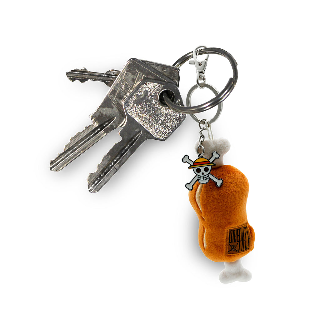 Image produit One Piece - Viande sur un os Porte-clés en peluche