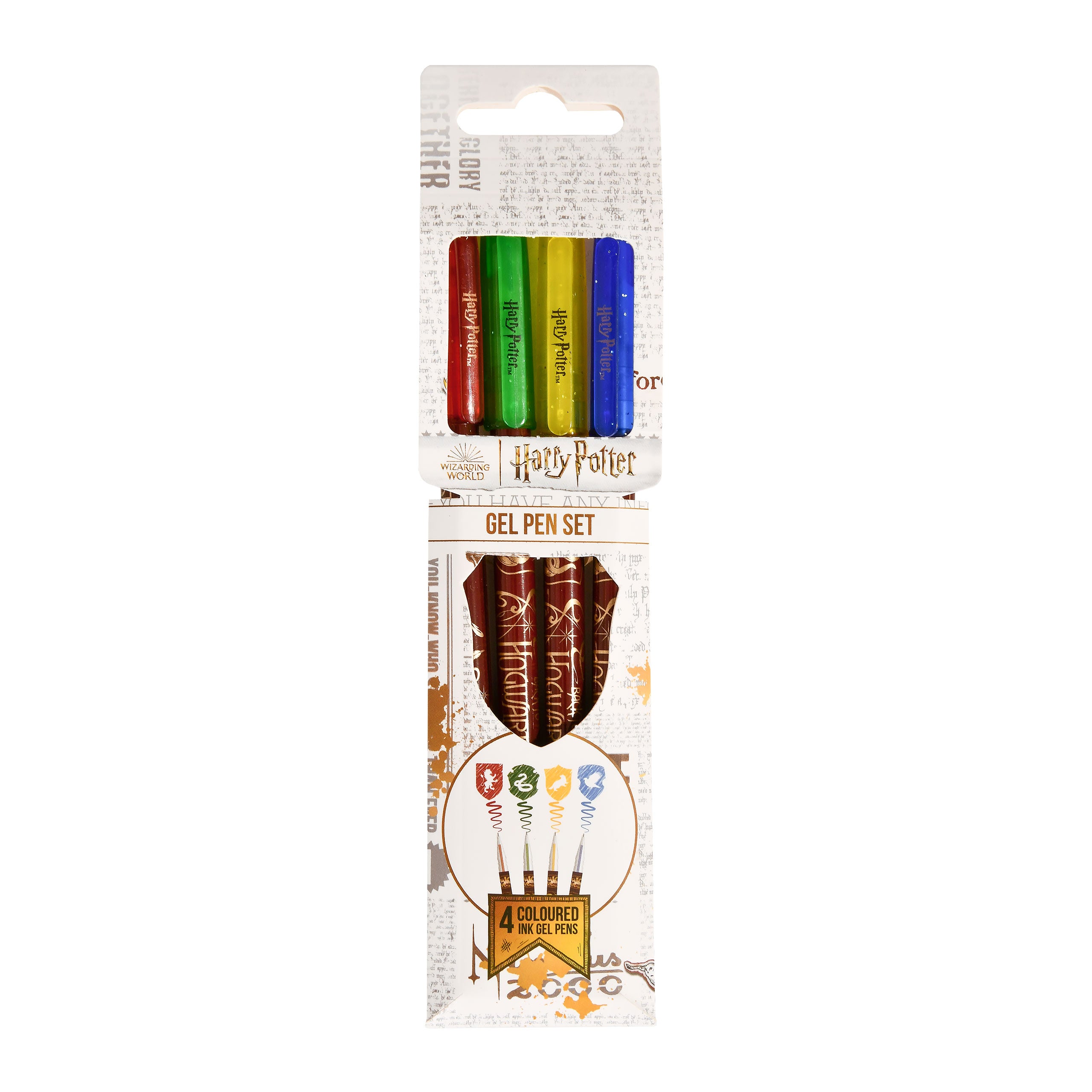 Image produit Harry Potter - Set de 4 stylos gel Blasons