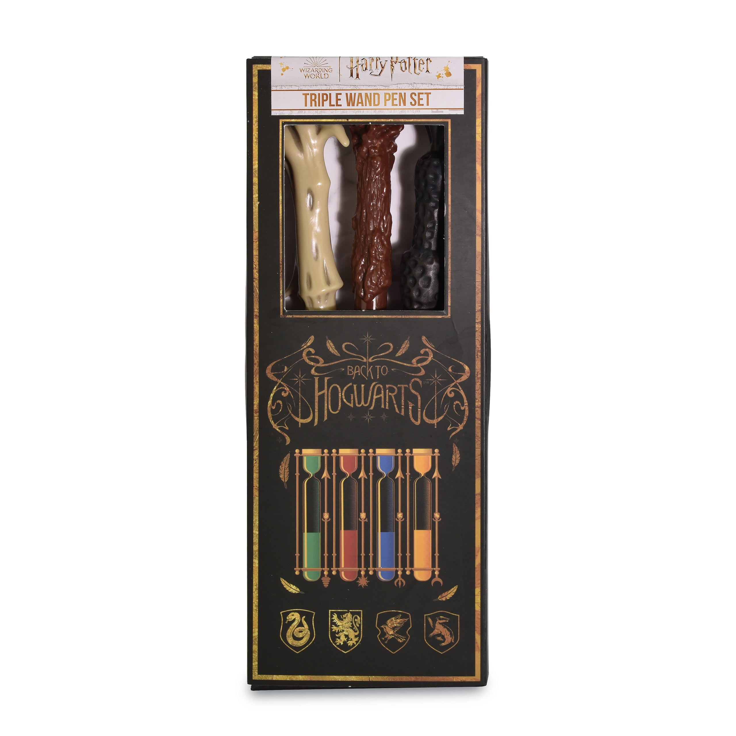 Image produit Harry Potter - Ensemble de 3 stylos baguette magique de Poudlard