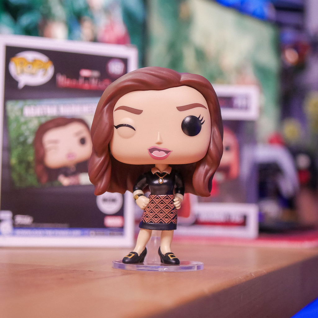 Image produit WandaVision - Figurine Funko Pop Meme Agatha Harkness à tête branlante