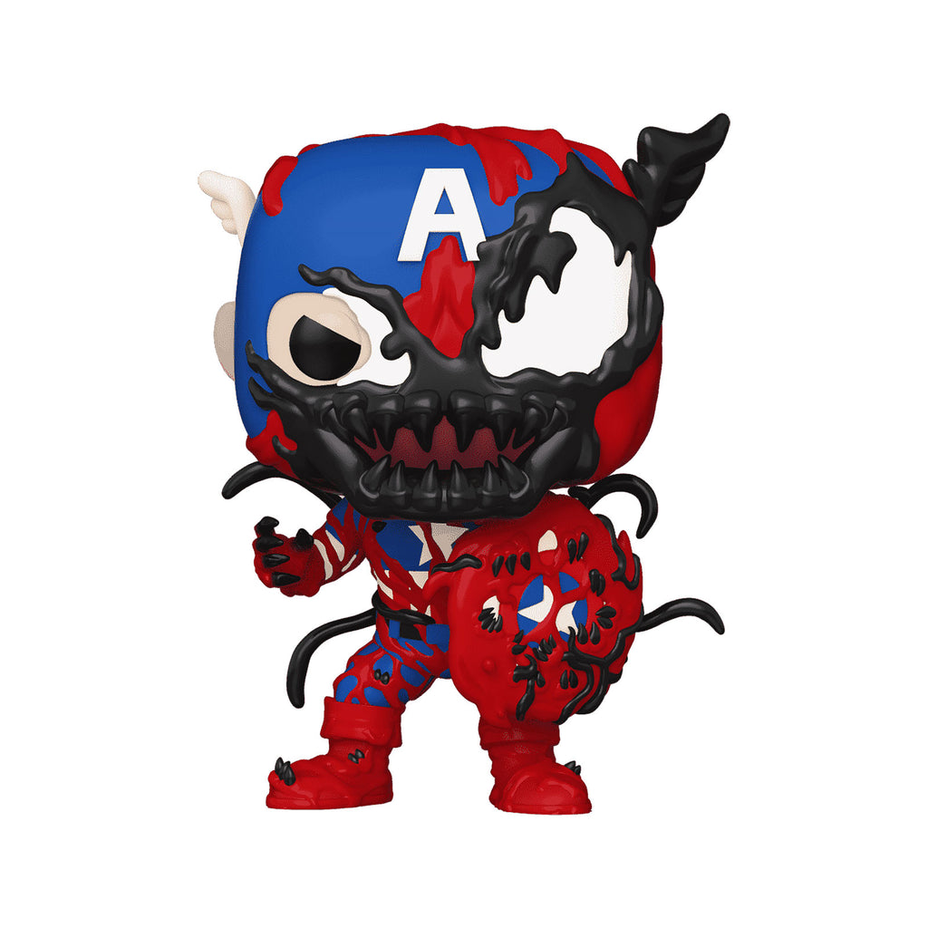 Image produit Marvel - Carnage Captain America Funko Pop Figurine à tête branlante