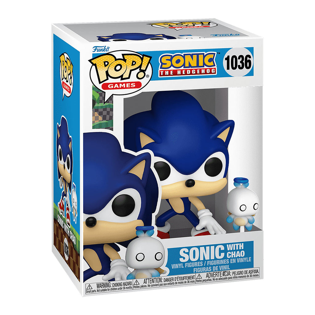 Image produit Sonic avec Hero Chao Figurine Funko Pop - Sonic the Hedgehog